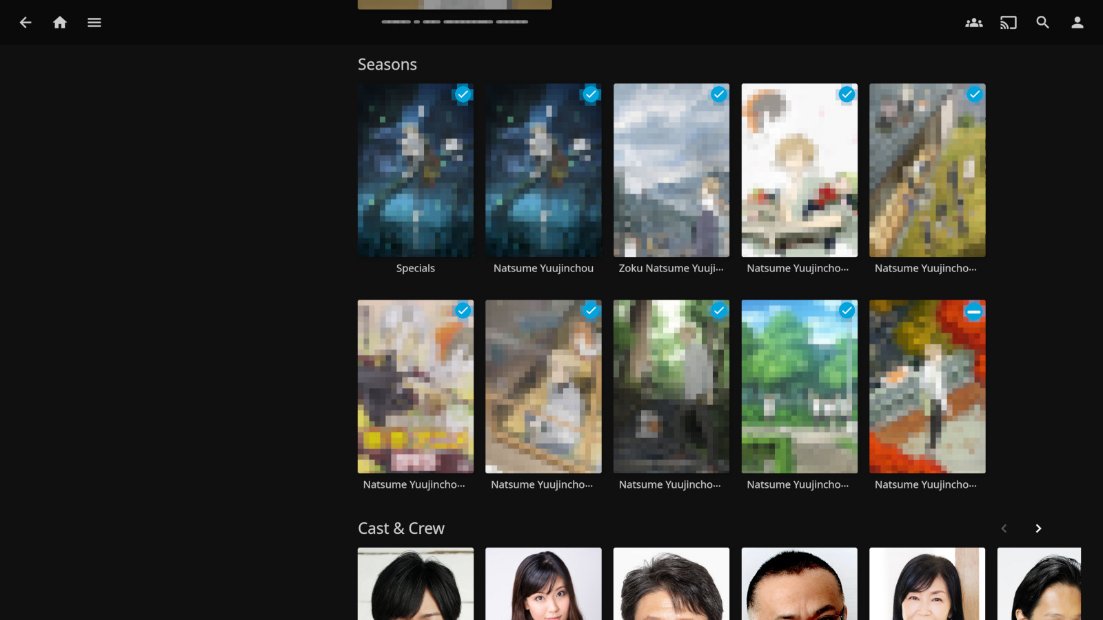 Jellyfin Series View - Seasons